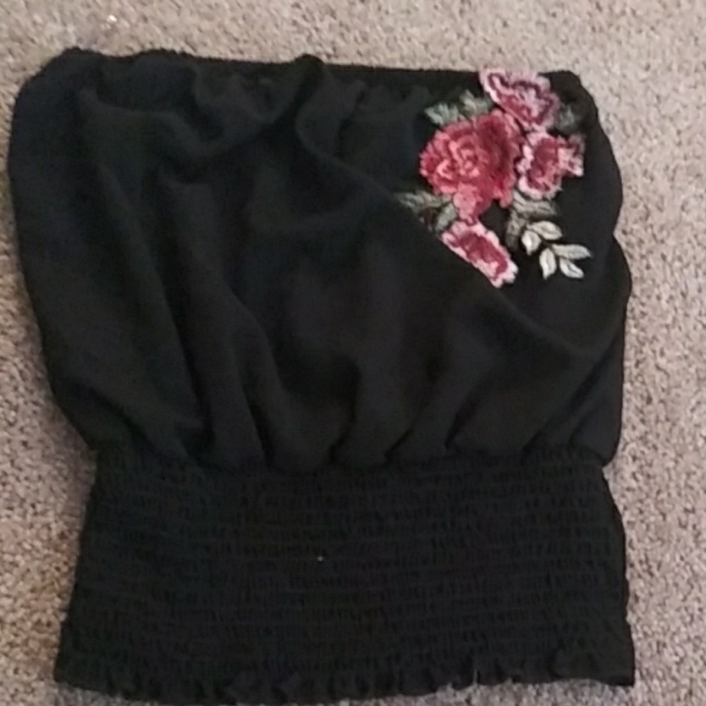 Strapless shirt